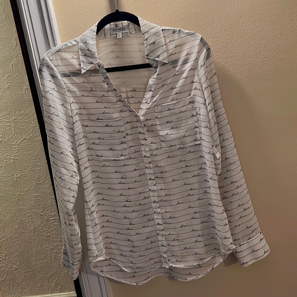 White Express shirt